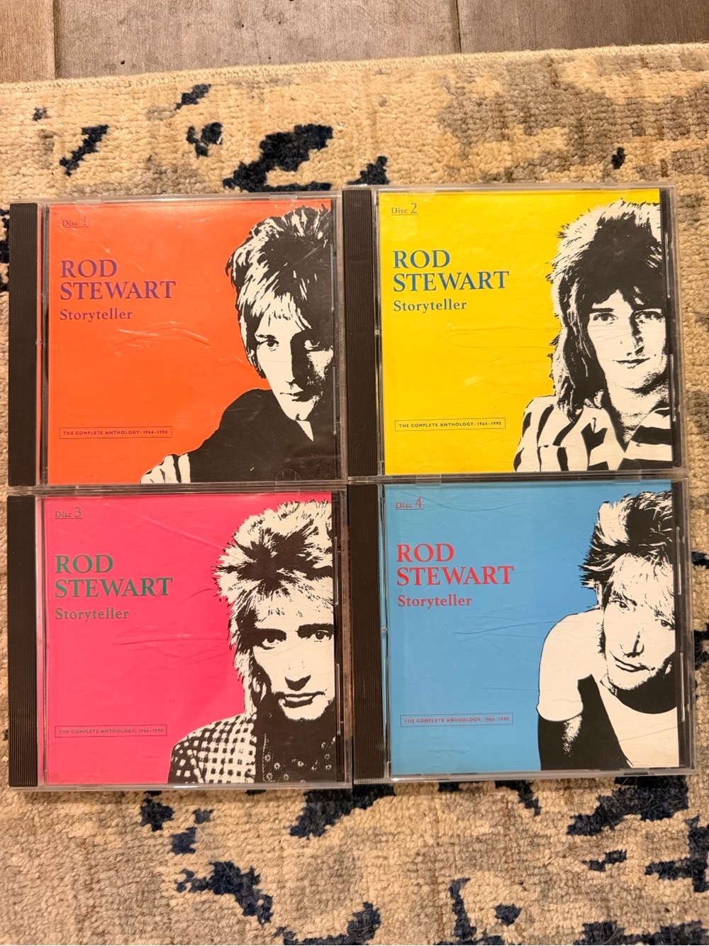 Rod Stewart Storyteller Complete Anthology 1964–1990 4 CD Set
